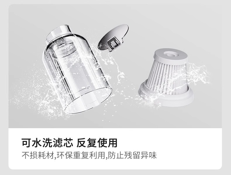 Handheld vacuum cleaner household small mini car Wireless super suction car powerful miniature dust suction artifact