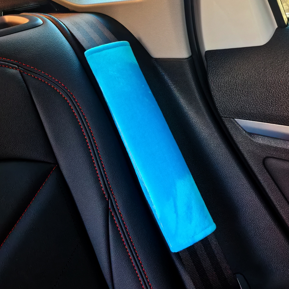 Protector de Hombro para Cinturón de Seguridad de Terciopelo de Cristal para Asiento Infantil