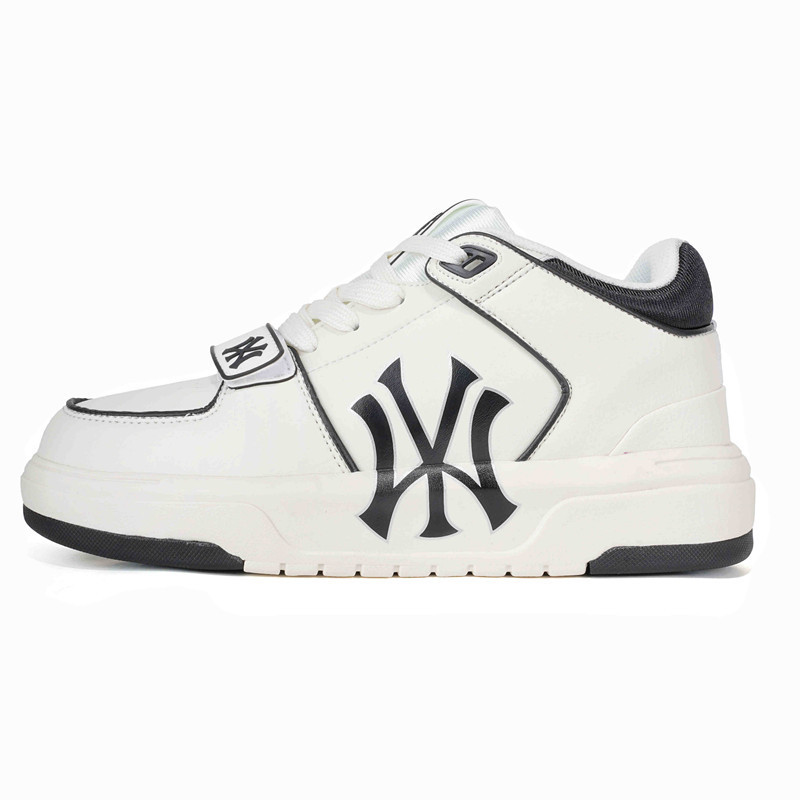 莆田靴 NY ヤンキース ダッドシューズ MLB ロートップ シニアシューズ 厚底 高め ホワイトシューズ 男女兼用 スポーツスニーカー|undefined