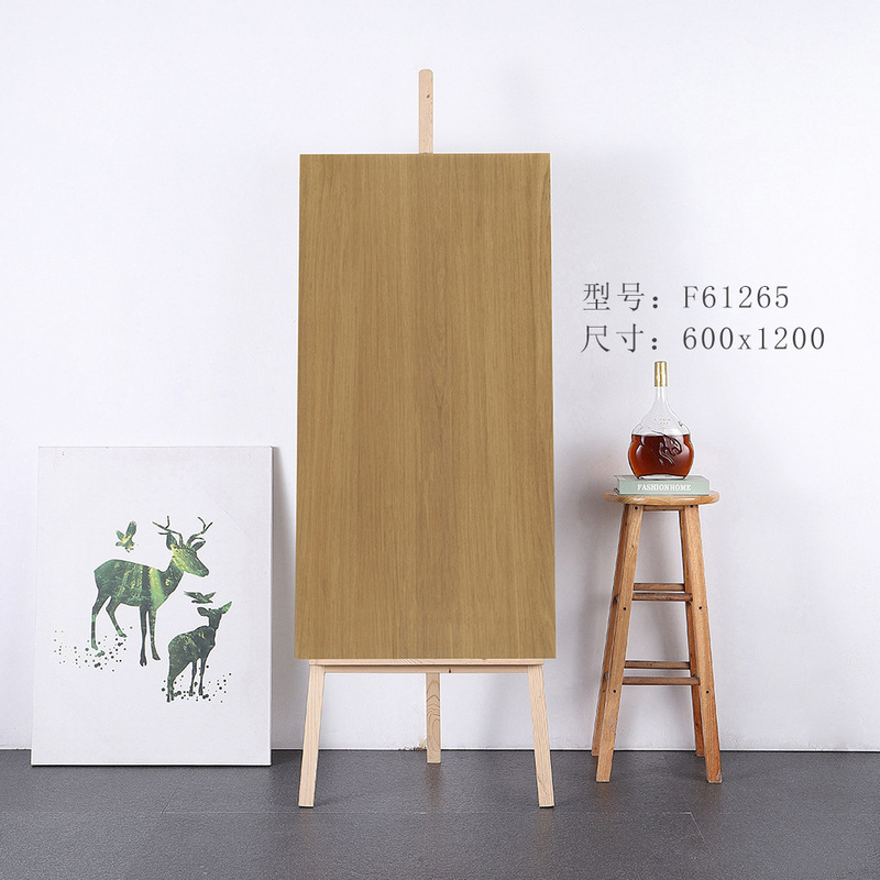 柔らかい光のビロード600x1200木紋レンガ原木風木目タイル床タイル客間寝室は実木床に似せている|undefined