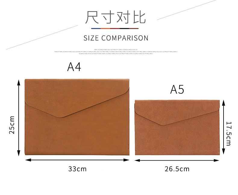 Кожаная сумка для документов A4A5, сумка для планшета, портфель, информация, страхование недвижимости, файл счета за автомобиль 4s
