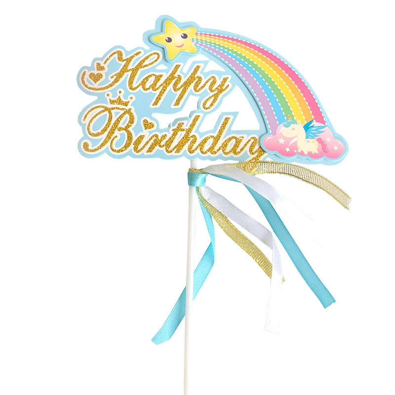 English Birthday Happy Cartoon Balloon HB Love Gift Box Birthday Happy Cake Account Crown Crown милые звезды