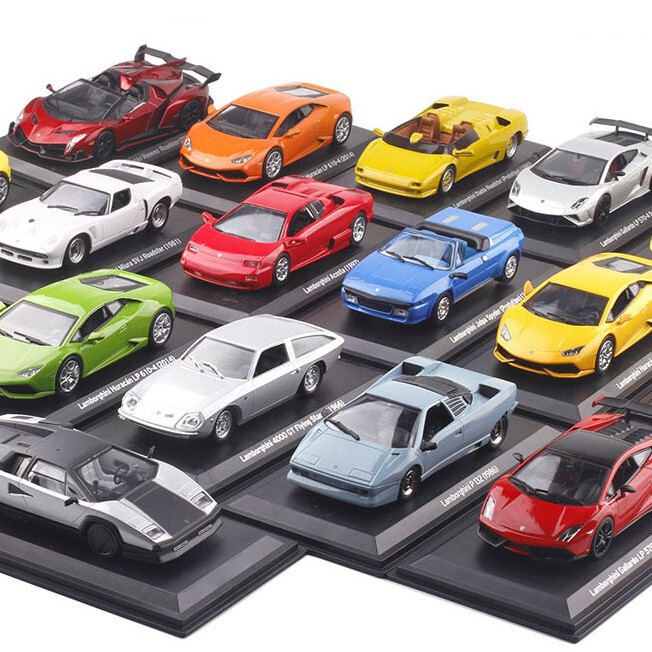 Foreign Trade Toy Car 1/43 Alloy Car Lamborghilan Baoshini Sports Car Racing Model Ornaments Boutique Gifts