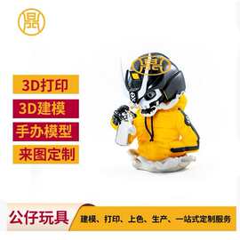 创意卡通潮玩轱辘形象形象公仔 注塑树脂手办模型摆件 外贸圣诞礼