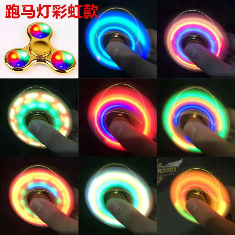 Colorido luz galvanoplastia Gyro (oro caja de papel de alta calidad)