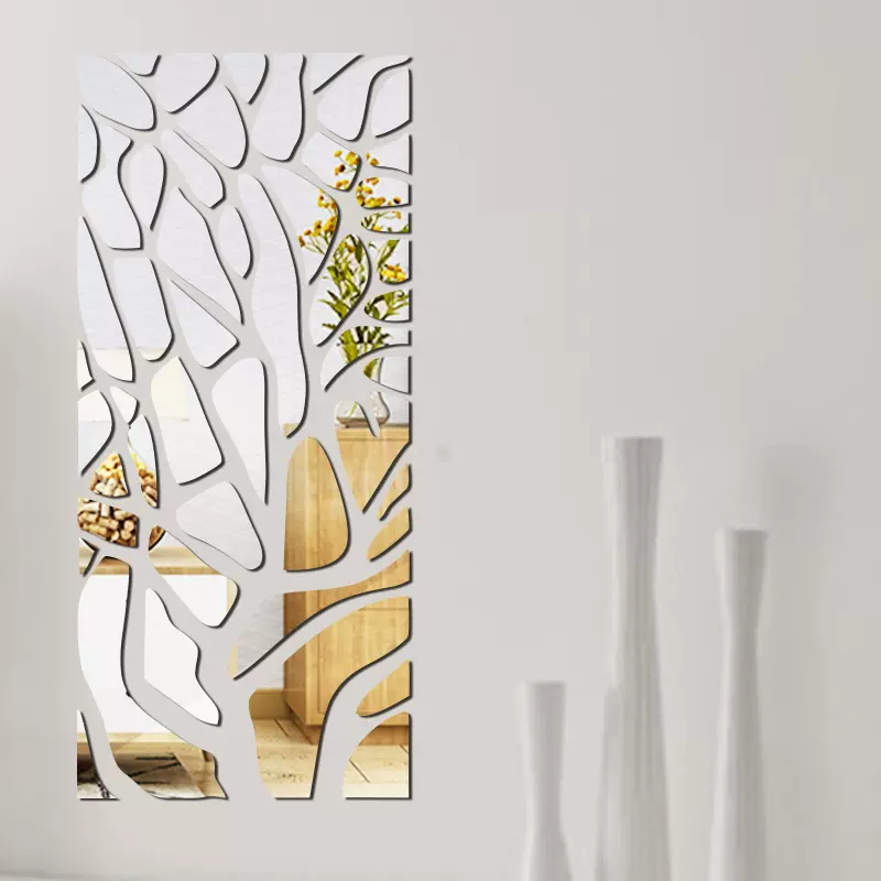 拼接搭配墙贴3D亚克力客厅餐厅玄关电视背景墙画家居镜面墙纸