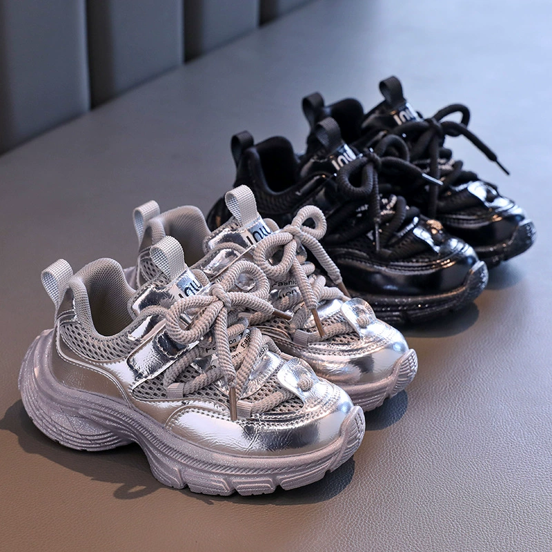 Детская спортивная обувь 2024 весна и осень новая дышащая обувь для папы