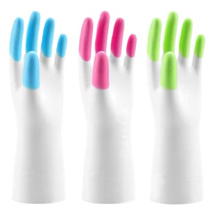 Short Stall Supply Plastic Gloves Thin Household Plastic Cleaning Gloves Laundry Dishes and Housework Waterproof Gloves