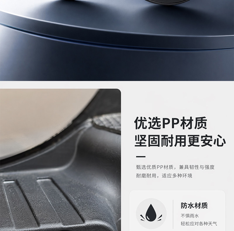 Green Source ZOF/ZOD/ZS60 original left and right footrest covers, decorative waterproof covers for the sides of electric vehicle foot pedals