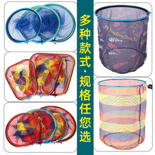 大物抄网头巨物铝合金三角形鲢鳙青鲟鱼大物网圈涂胶防挂加深网兜