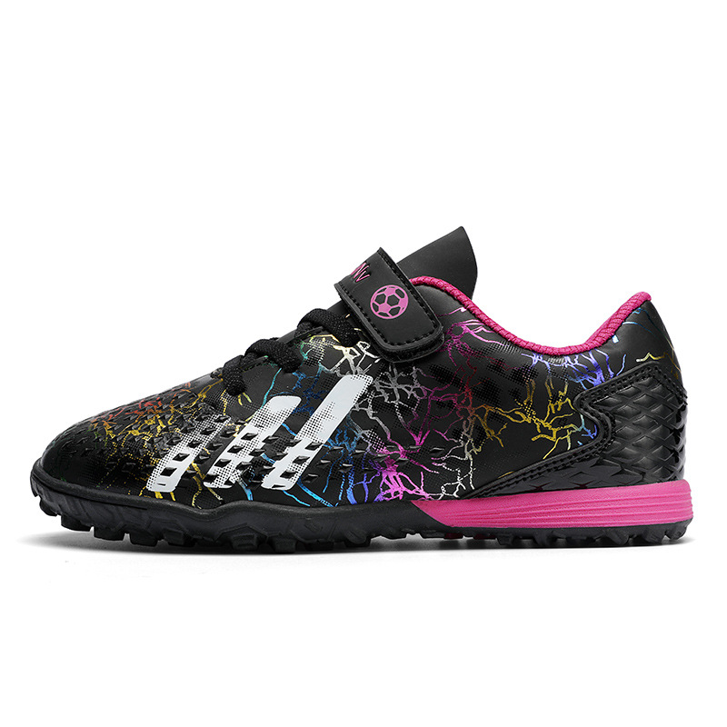 Zapatos de fútbol para niños Iron series adolescentes y niños pequeños Velcro TF uñas rotas Escuela Primaria niños y niñas zapatillas de entrenamiento de competencia