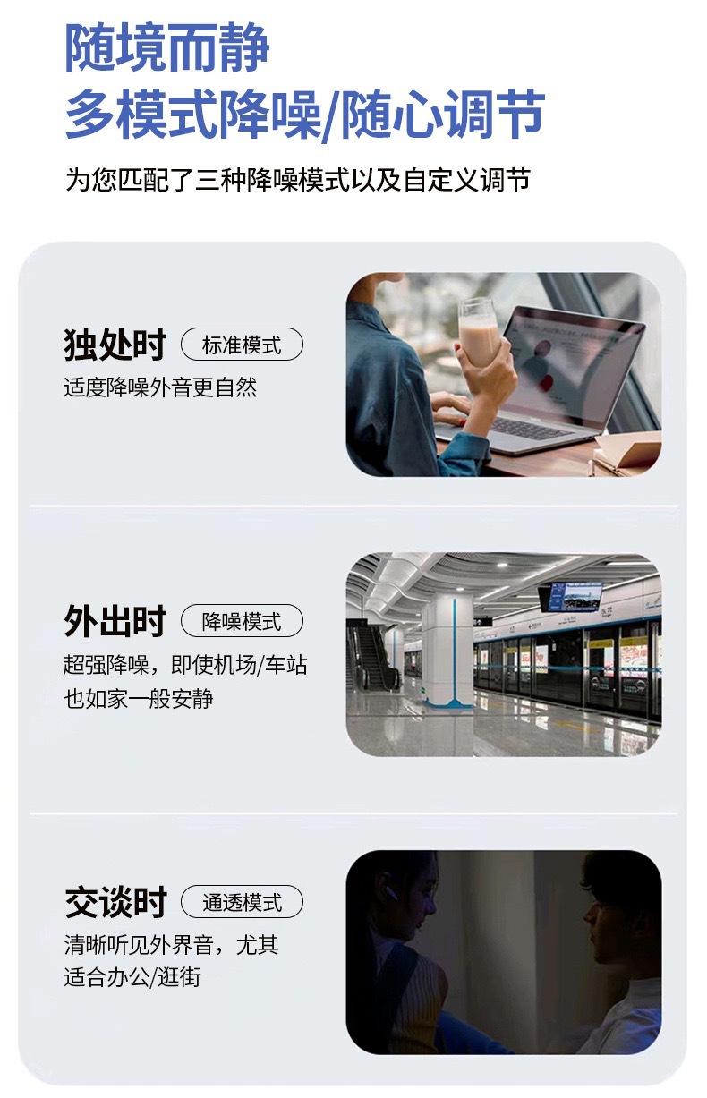2026 Wireless Bluetooth Earbuds Huaqiangbei In-Ear Smart Color Touch Screen A9Pro Noise Cancelling Earphones Ultra Long Battery Life