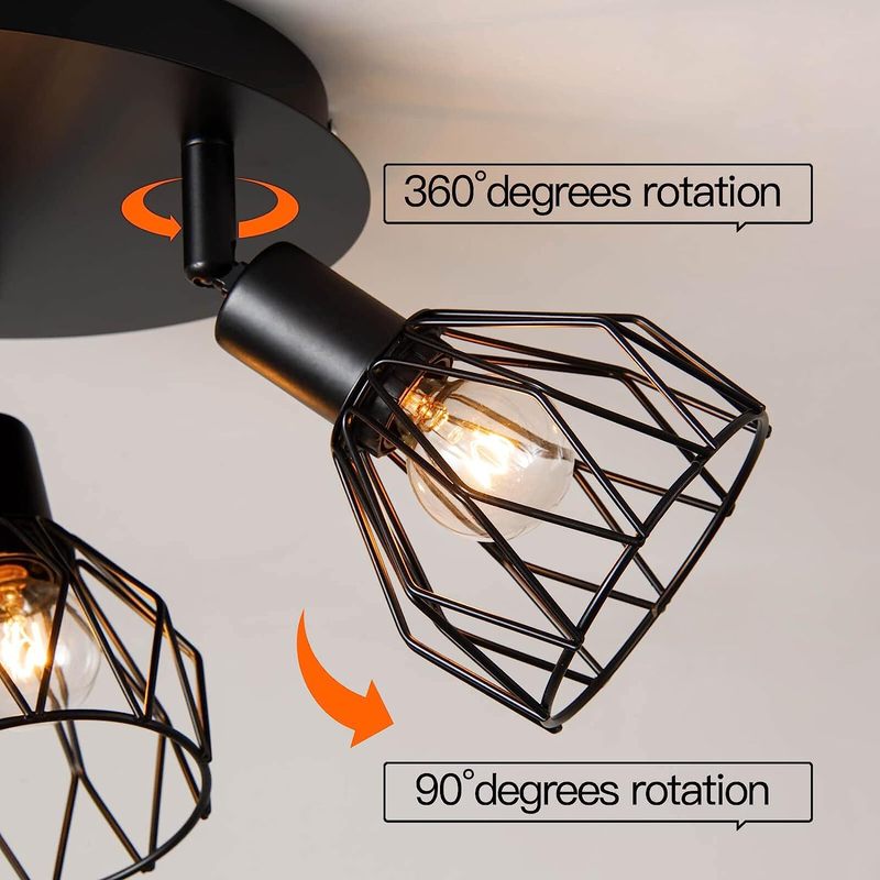 Cross-border three-headed diamond hollow-out spotlight lampshade Amazon multi-headed led home open-top jewelry exhibition display lamp Cross-border three-headed diamond hollow-out spotlight lampshade Amazon multi-headed led home open-top jewelry exhibition display lamp