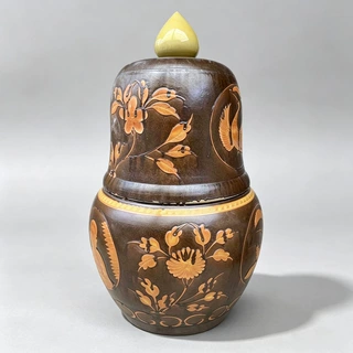 陶瓷坐化缸 寺庙高僧圆寂坐缸 浮雕花鸟纹羽化缸僧人肉身菩萨缸
