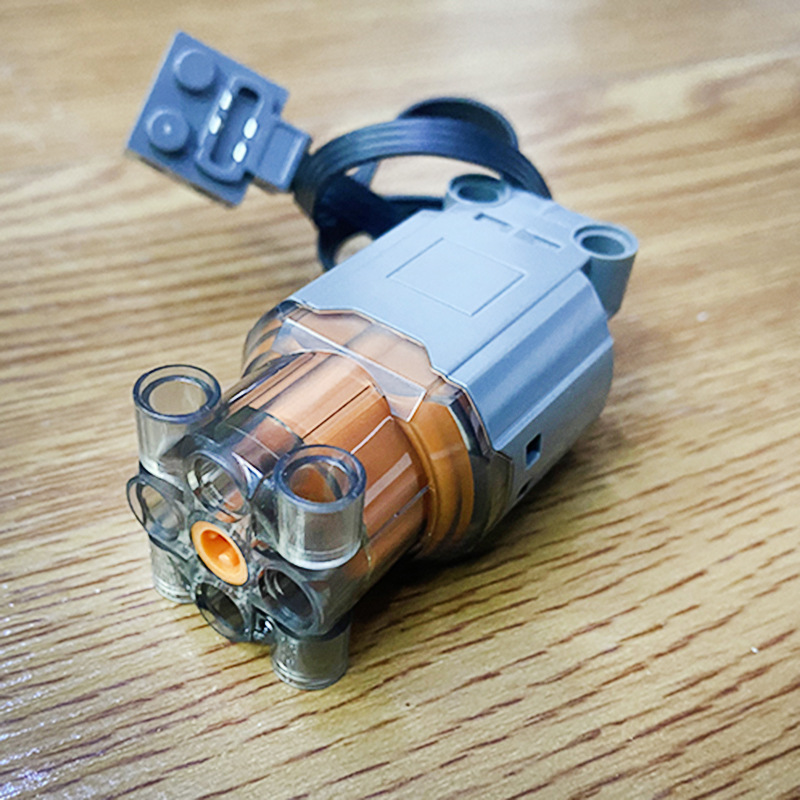 Building Block Motor L Servo Pf Modified Moc Remote Control Black Explosion Suitable for Car Power Pack Battery Box Programming XL