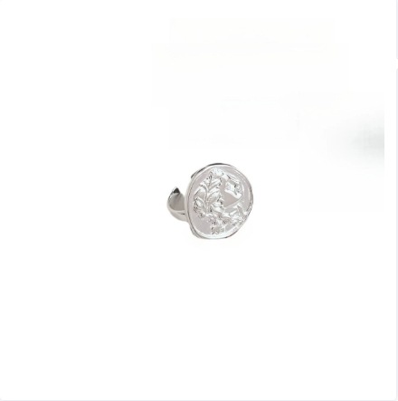 Anello con moneta raffigurante l'industria pesante in versione coreana pura per le donne, anello alla moda in stile INS semplice, gioielli in argento,_voghion.com