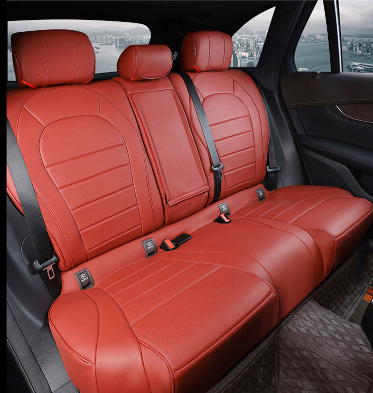 2026-2015 Mercedes-Benz Glc E-Class C-Class 260L 300L 200 Special Car Full-Cover Suede Seat Cushion Cover