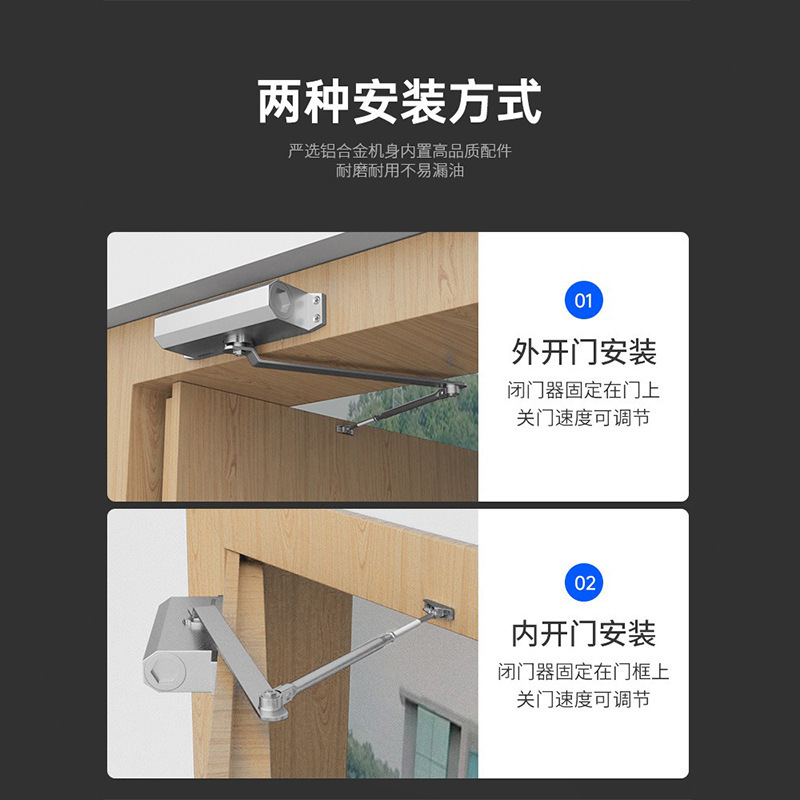 海宝城液圧緩衝自動閉扉器家庭用大中小型防火扉位置決め閉扉器消防扉閉扉|undefined