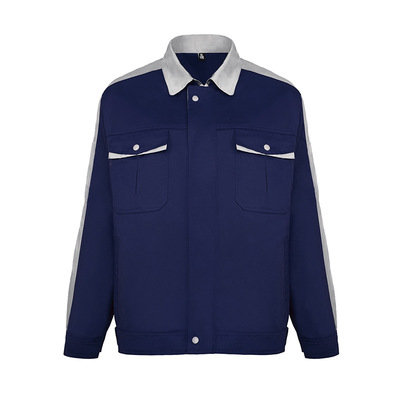 裕泉可定印春秋工作服车间工厂汽修执勤服通用耐磨防静电工装套装