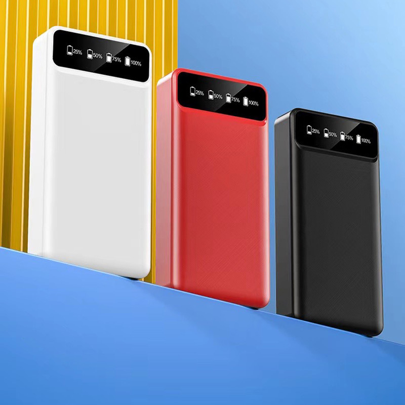 Compartir 20000 mAh de gran capacidad de diseño de gran capacidad con lámpara LED multicolor en stock