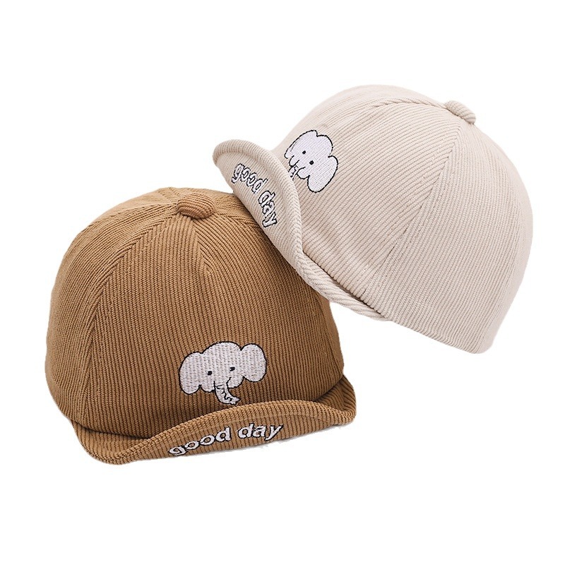 Primavera y otoño ajustable sombrero de pato para bebés, sombrero de béisbol universal para niños y niñas, sombrero de protección solar de primavera y verano