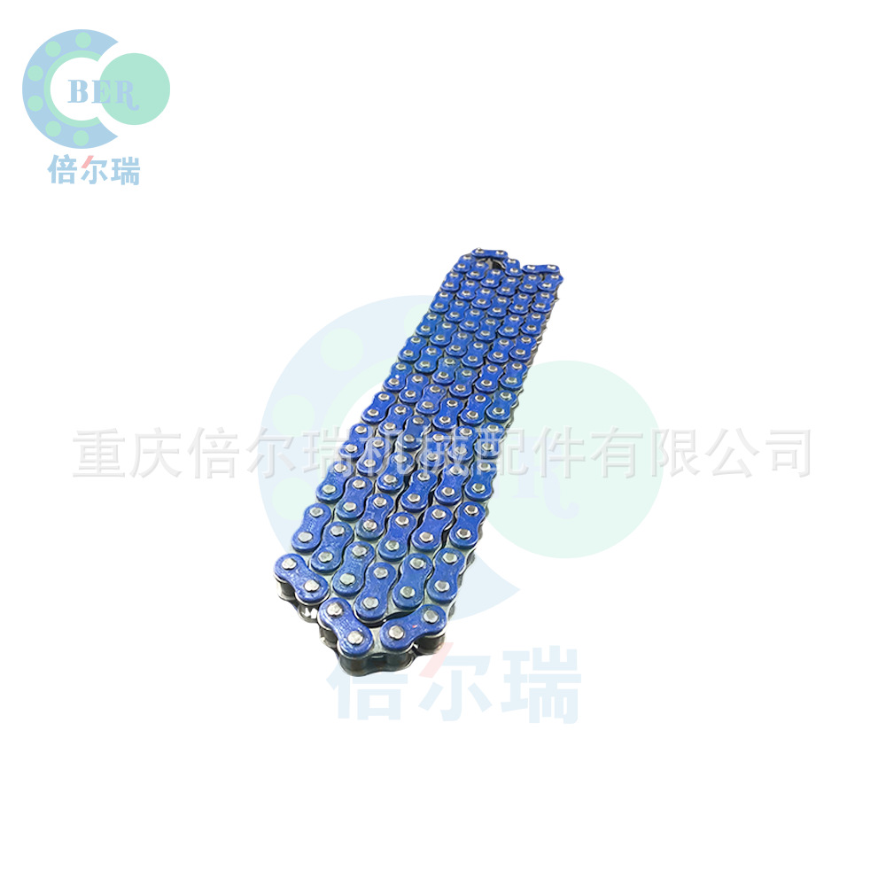 Sistema de transmisión de motocicleta de cadena azul 428H 132L