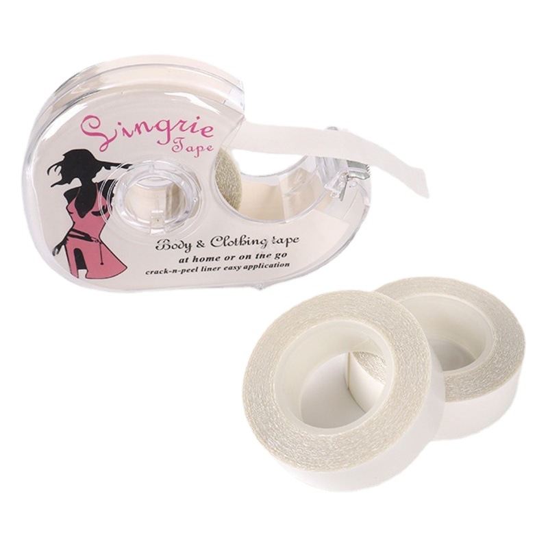 Anti-exposición pegatinas rollo tira de ropa interior transparente de doble cara transparente correa de hombro collar boca antideslizante pegatinas invisibles pegatinas de moda de mascotas