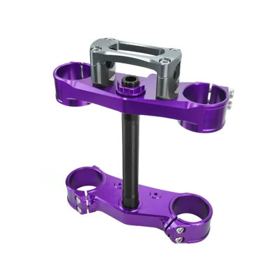 Motorcycle frame and Lower Connecting Plate - purple