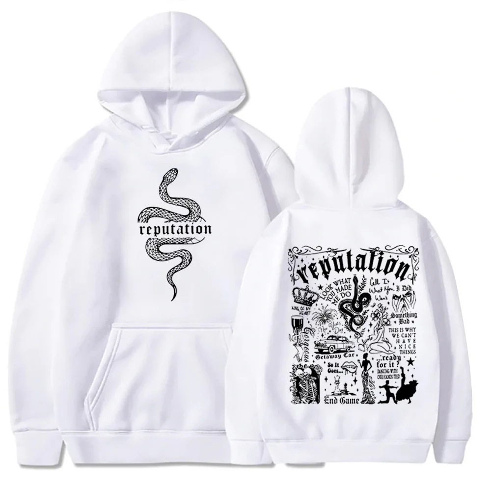 Reputation Hoodie Pop Music Hoodie Taylor Music Sweatshirt M
