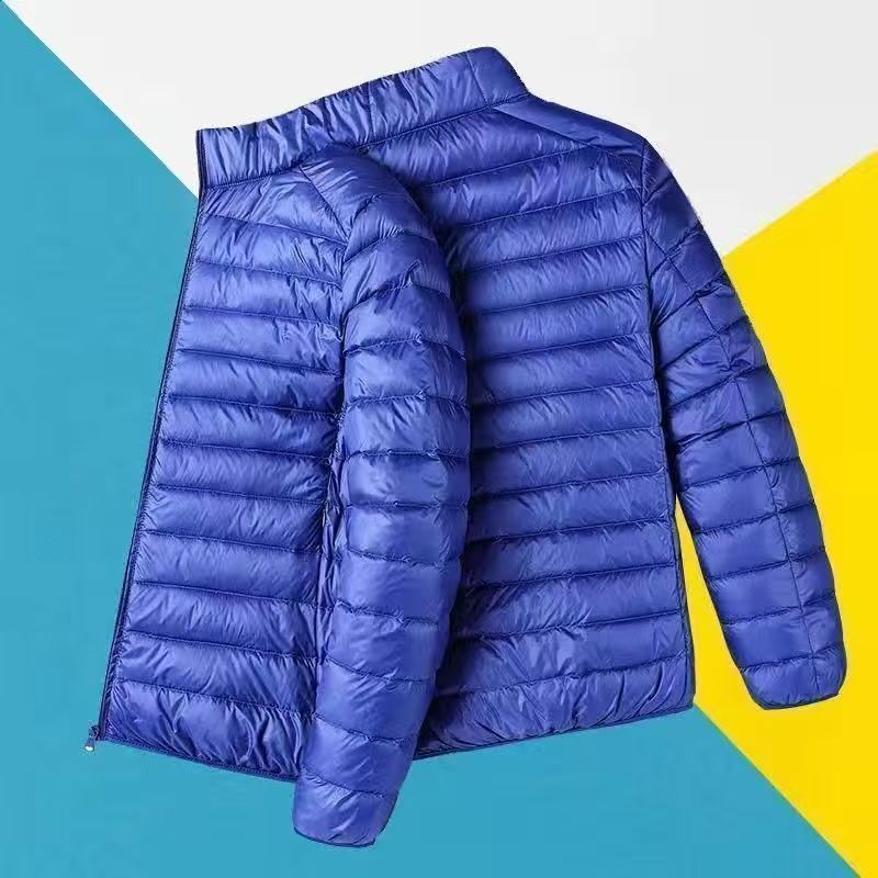 El comercio exterior alemán original de pluma de algodón superligero chaqueta de algodón de tamaño grande ropa de hombre otoño y invierno delgada y cálida superada