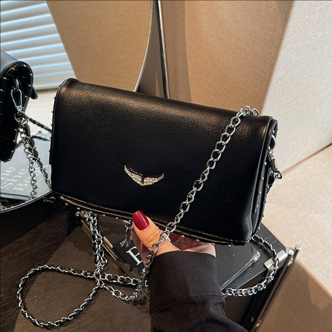 Cross-Border Niche Handbag for Women 2026 New Fashion Versatile Chain Shoulder Bag Simple Crossbody Small Square Bag