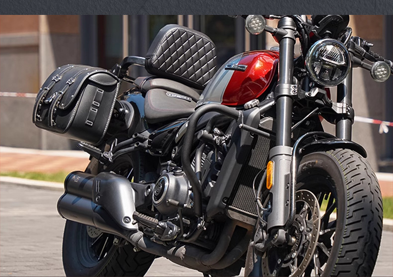 Suitable for Cfmoto 450Clc/250Clc Crash Bars, Anti-Fall and Anti-Collision Quick-Release Side Bags, Foldable Backrest Modification Parts