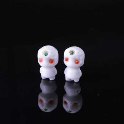 Decorative Beads, DIY Bracelet, Zərgərlik ara hissələri - liuli-dumb-21x13mm