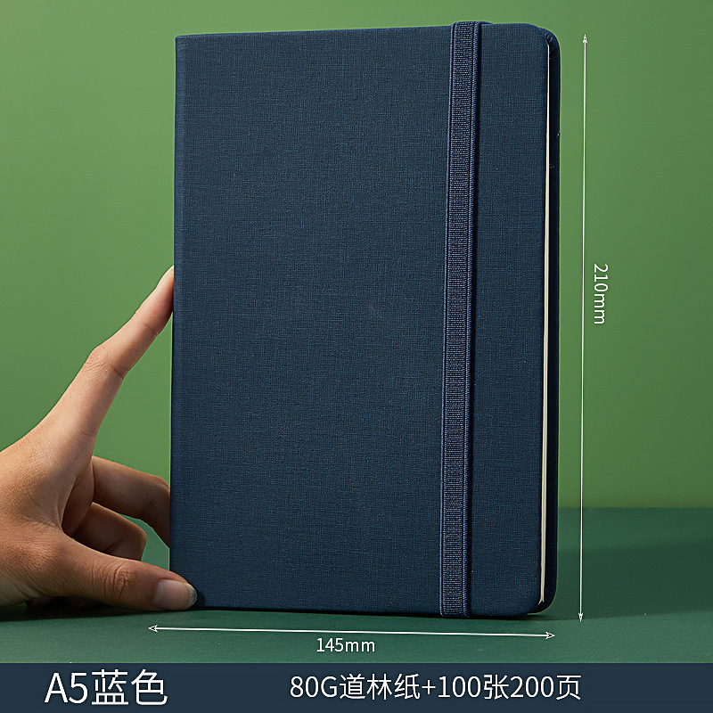 跨境a5绑带笔记本定制可印logo商务办公记事本高颜值日记手账本|undefined