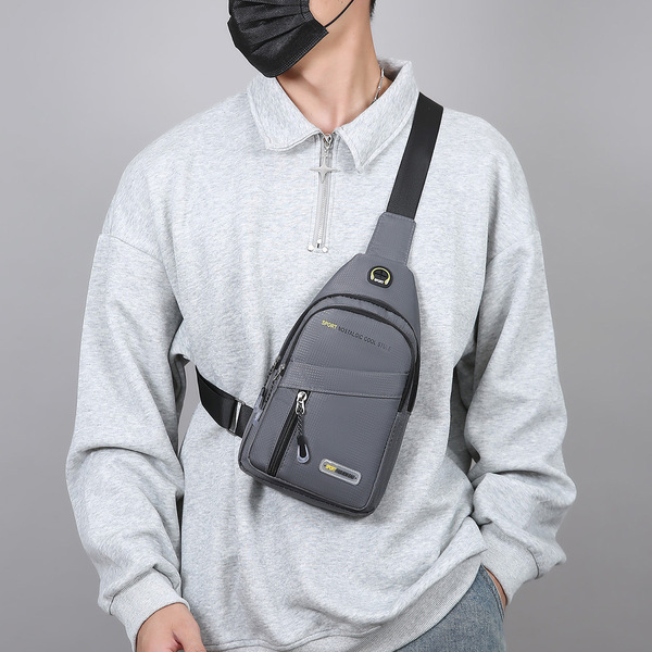 Fashionable trend men's chest bag