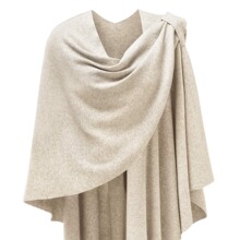 跨境热卖winter shawls scarves单色针织保暖厚围巾大披肩秋冬女