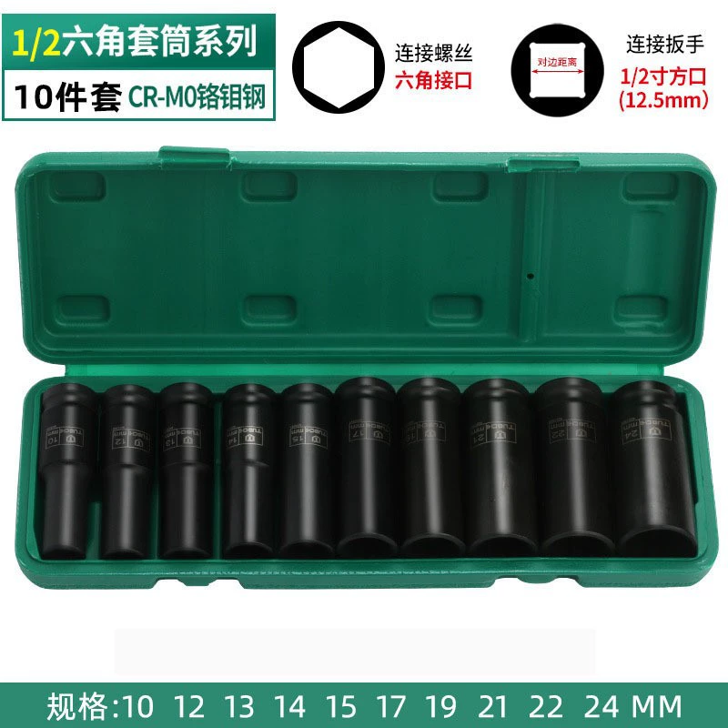 Набор литиевых гаечных ключей Набор инструментов Набор гаечных ключей Быстрый литиевый электрический гаечный ключ рукав для ремонта