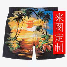 儿童男童锦纶尼龙涤纶棉泳馆涤纶尼龙泳裤快干泳衣沙滩裤实体工厂