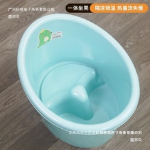 寶寶洗澡大號坐嬰兒洗澡盆沐浴桶家用高可坐凳浴盆兒童泡澡桶加厚