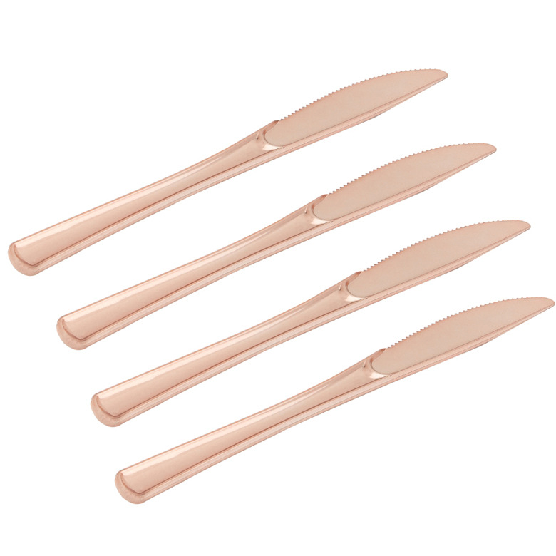 Transfronteriza Amazon cuchara tenedor desechable cuchillo de carne occidental UV galvanoplastia vajilla partido banquete vajilla lote