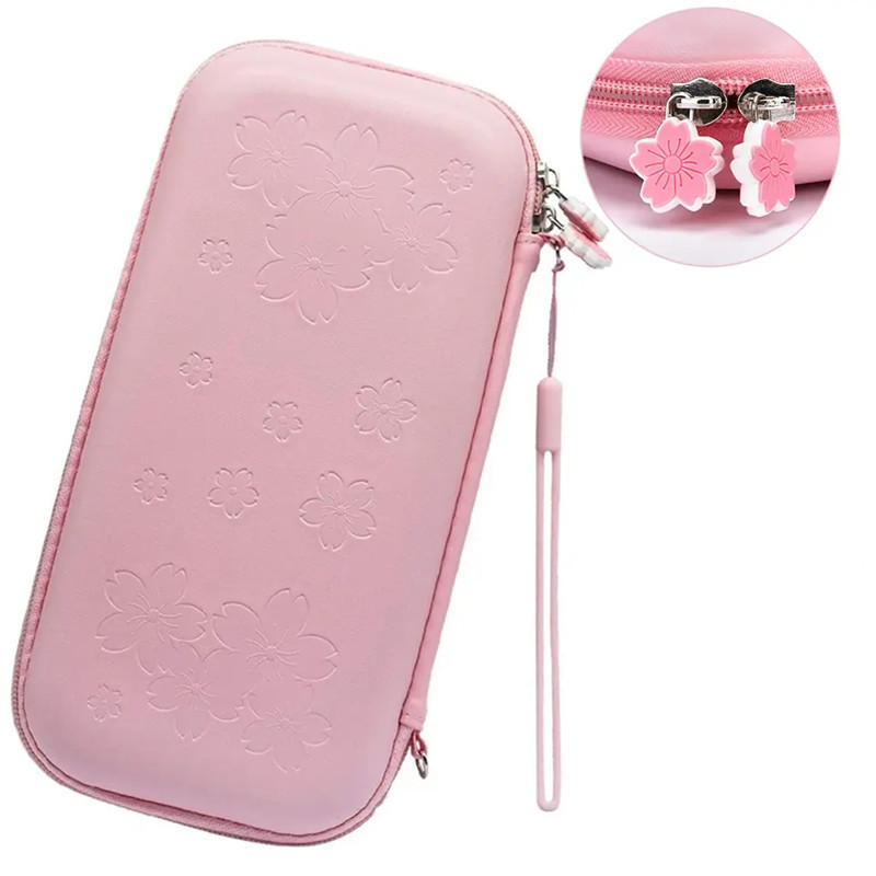 For Nintendo Ns2 Cosmetics Bag Pink Combination Accessories Cosmetics Bag Game Console Accessories Set Eva Pink