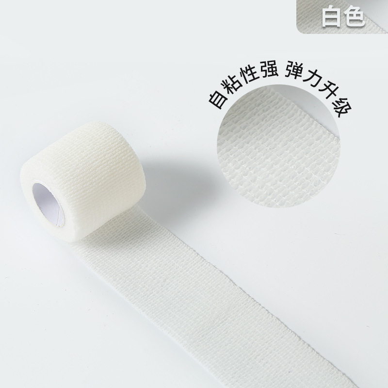 Fábrica al por mayor auto-adhesivo elástico dedo vendaje deportes cinta protectora de uñas no tejida auto-adhesivo dedo protección correa de rodilla