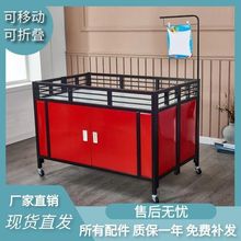 超市促销车甩货车服装店促销车折叠花车货架售货车促销展示台货架