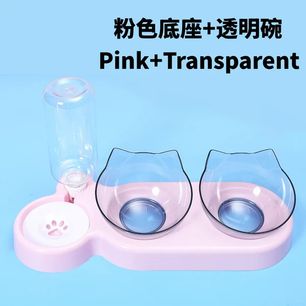 Pink+transparent bowl