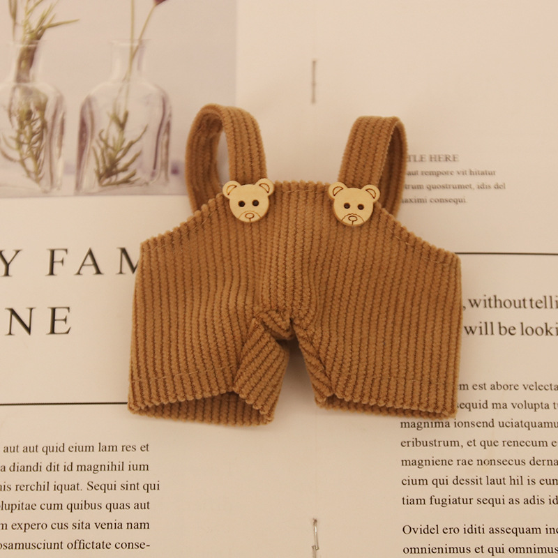 Muñeca de felpa de 10cm, babero, ropa, conejo de buen comportamiento, jeans de juguete, ropa de bebé para perros, accesorios al por mayor