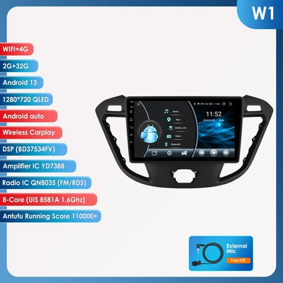 navigator GPS — DVD Navigation - 2-32g-wifi-4glte-8581a-carplay-eight-nuclear-9-inch-for-13-21-ford-transit-custom