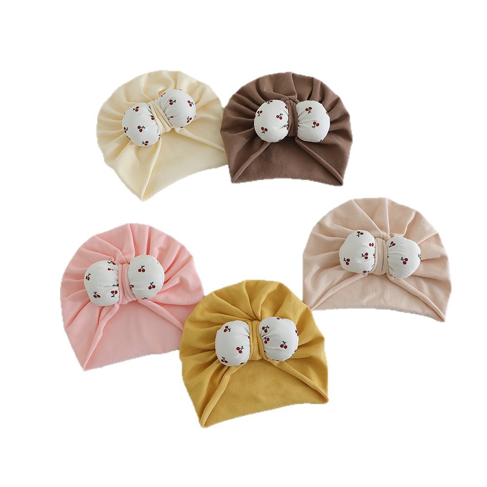 Sombrero de bebé primavera y otoño delgado sombrero de bebé indio encantador princesa bebé bebé