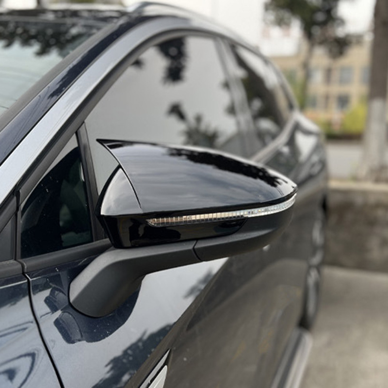 Suitable for 20-24 Volkswagen ID4 ID. 4 X rearview mirror guard rearview mirror shell carbon fiber pattern reversing mirror cover