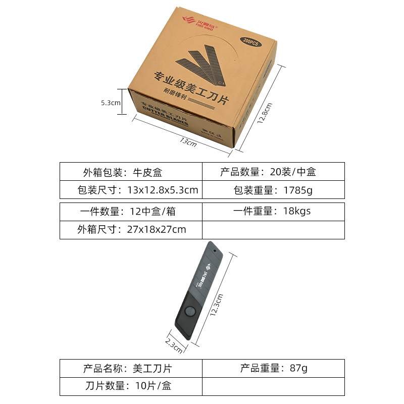 Cuchillo especial transfronterizo para uso general Cuchillo de papel Cuchillo de papel tapiz grande Cuchillo de arte Cuchillo de corte manual Cuchillo de papel tapiz Cuchillo expreso