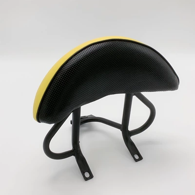 Motorcycle trunk: Turtle King Modified Accessories Backrest - handle-bracket-yellow-backrest